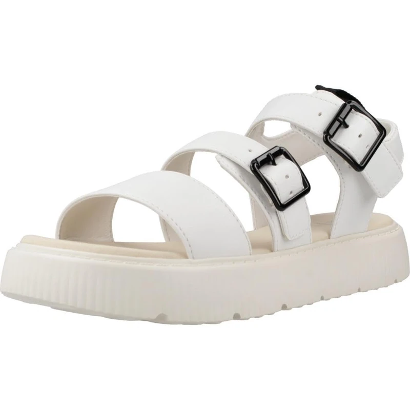 Geox J SANDAL KODETTE GIR, Girls’ Sandal, White,