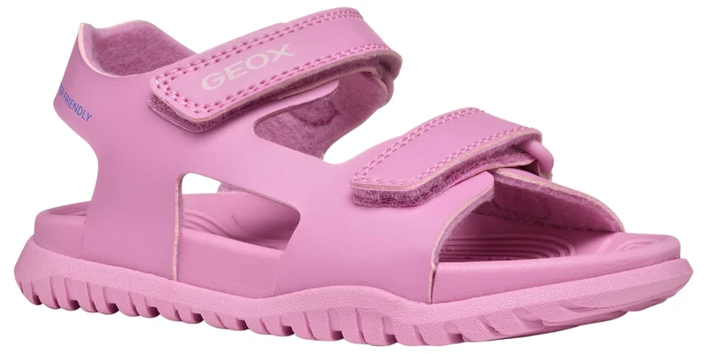 Geox J SANDAL FUSBETTO GI, Girls’ Sandal, Dk Pink, 8.5 Child UK
