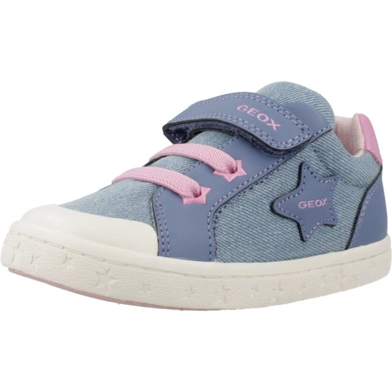 Geox B GISLI Girl A, Baby - Mädchen Sneaker, Dk Sky,