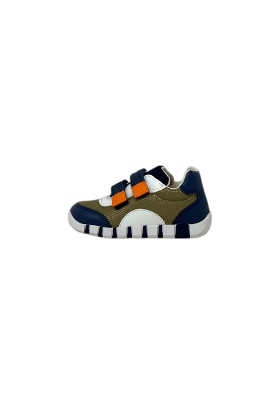 Geox Baby Boys B Iupidoo Boy C Sneaker, Pistachio Navy, 5 UK Child
