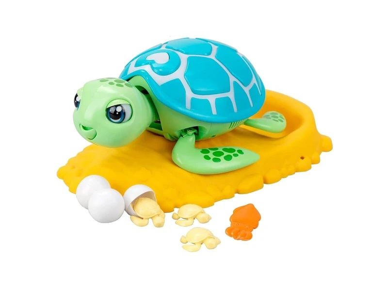 Bizak Interactive Turtle Toy - Multicoloured Electronic Pet