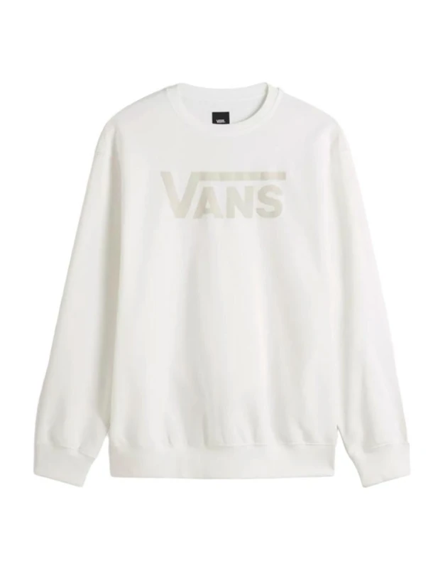 Vans Classic white crew neck sweater, White,S