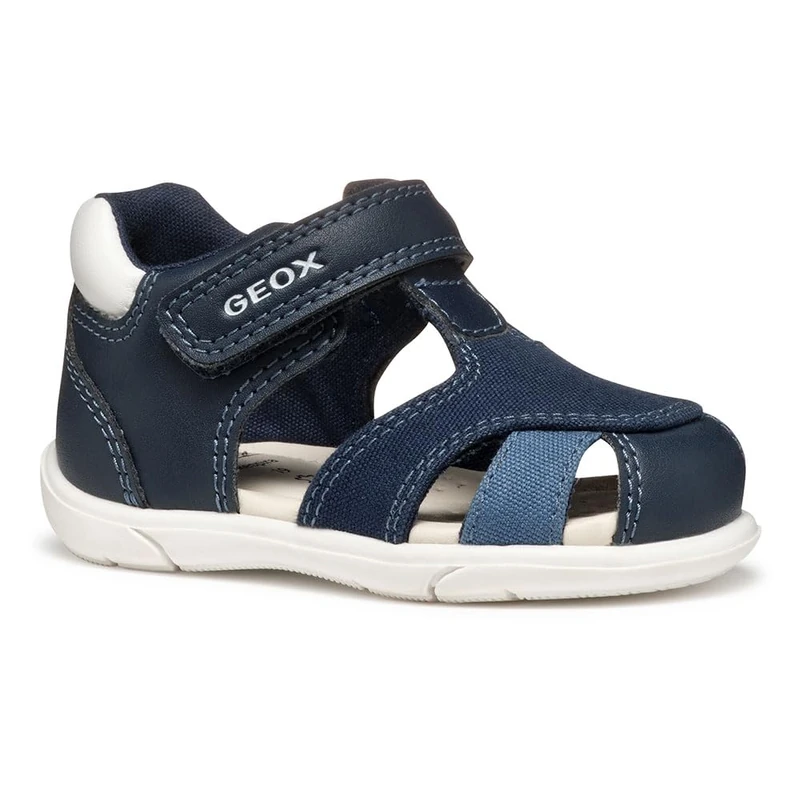 Geox B Sandal ZAPITO BOY, Navy/White, 10 UK Child