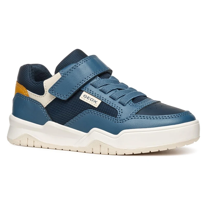 Geox Boys J Perth Boy Sneaker, Avio Navy, 0.5 UK