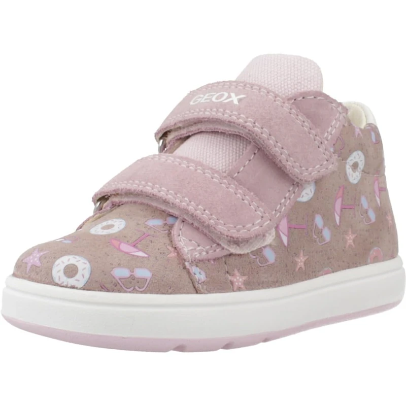 Geox B BIGLIA Girl C, Baby - Mädchen Sneaker, Pink,