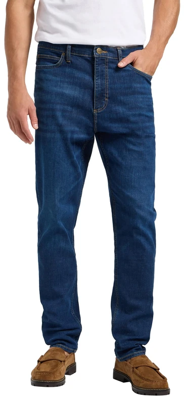 Lee Austin Men's Regular Tapered Fit Tapered Leg Jeans, Deep Ocean, 33 W/34 L