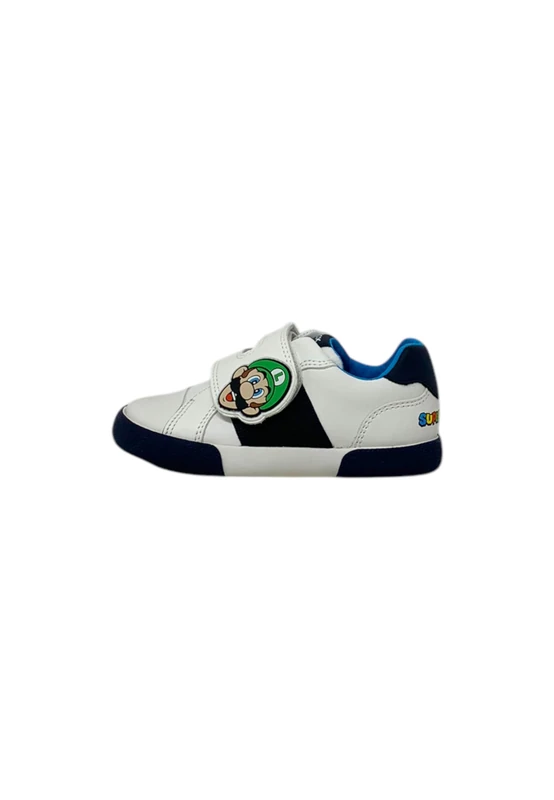 Geox B GISLI BOY C, Boys’ Sneaker, White/Navy, - Image 1