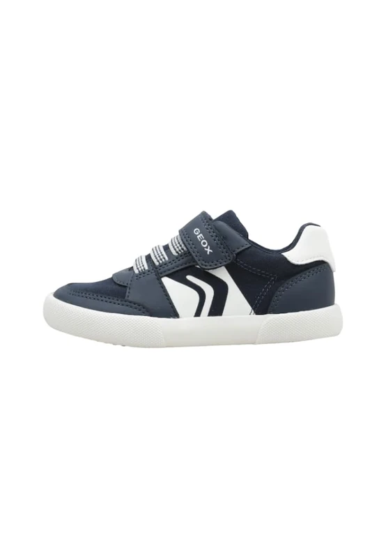 Geox B GISLI BOY A, Boys’ Sneaker, Navy/White,