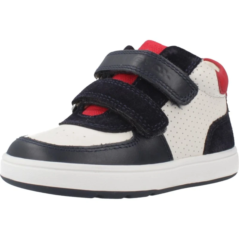 Geox B BIGLIA BOY A, Baby - Jungen Sneaker, White/Navy,