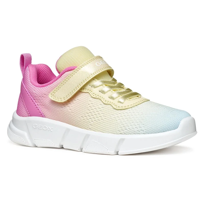Geox J ARIL Girl B, Girls’ Sneaker, Multicolor,