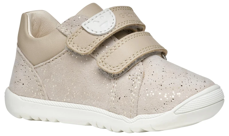 Geox B MACCHIA Girl A, Baby - Mädchen Sneaker, Beige,