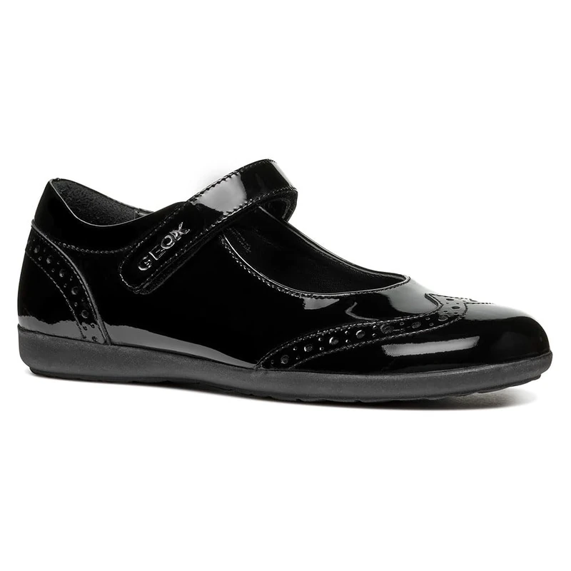 Geox J IBERIDE Girl H, Girls’ Ballet Flat, Black,