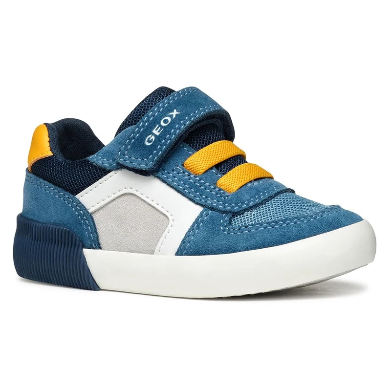 Geox B GISLI BOY B, Baby - Jungen Sneaker, Jeans/Yellow, - Image 1