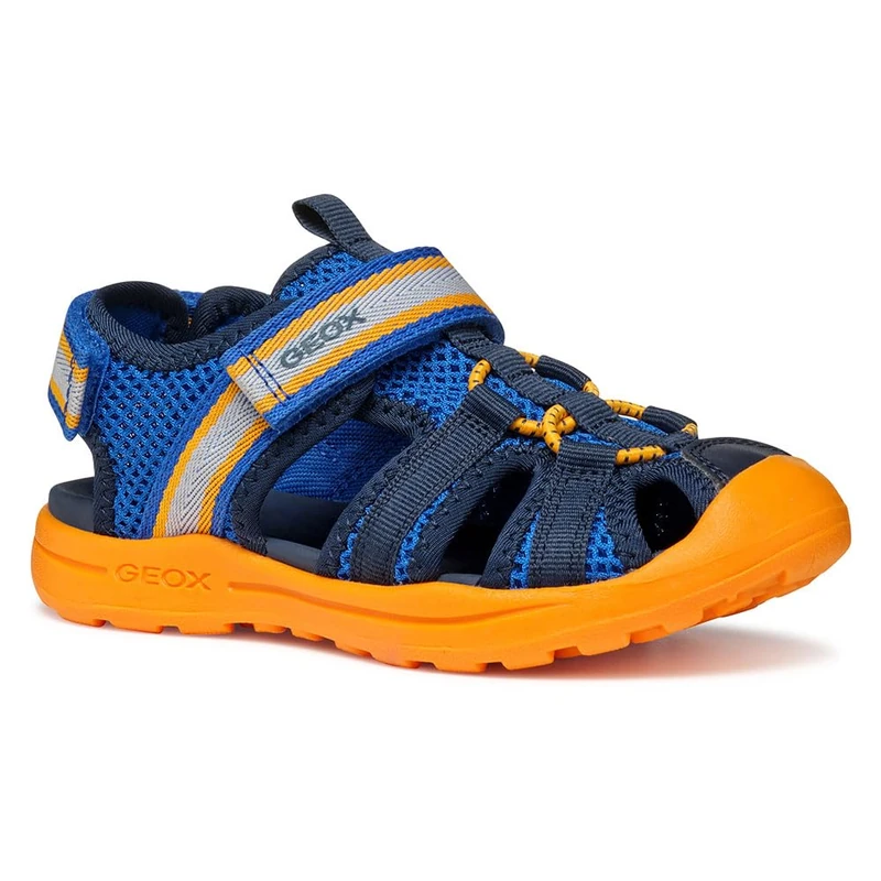 Geox J VANIETT BOY A, Boys’ Sandal, Royal/Orange, - Image 1