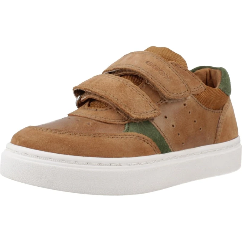 Geox B NASHIK BOY C, Baby - Jungen Sneaker, Whisky/Military,
