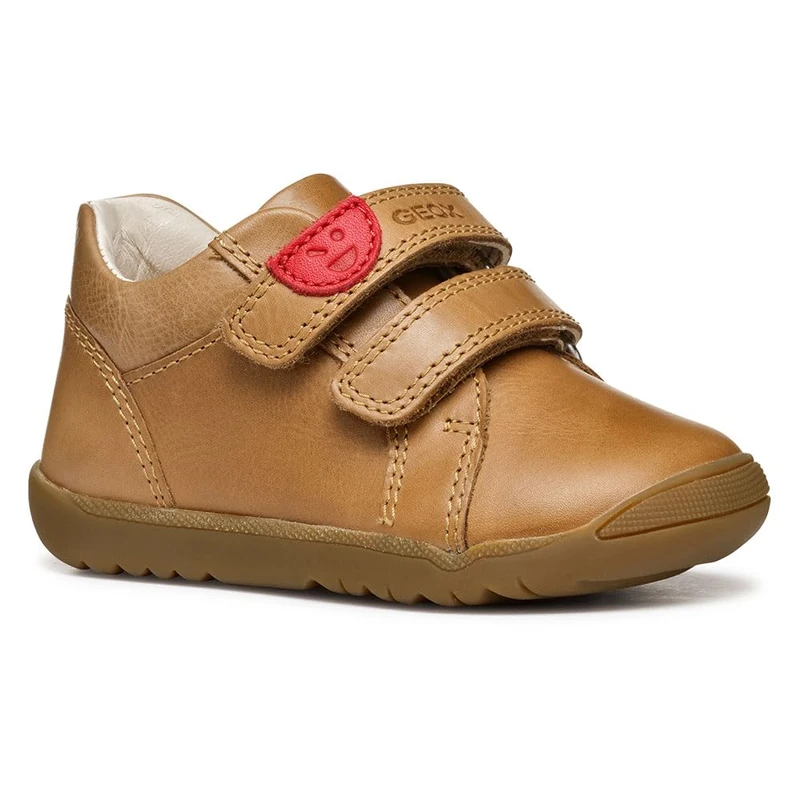 Geox Baby MACCHIA BOY B Sneaker, Caramel, 3.5 UK Child