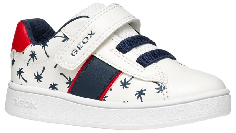 Geox B ECLYPER BOY A, Baby - Jungen Sneaker, White/Red,