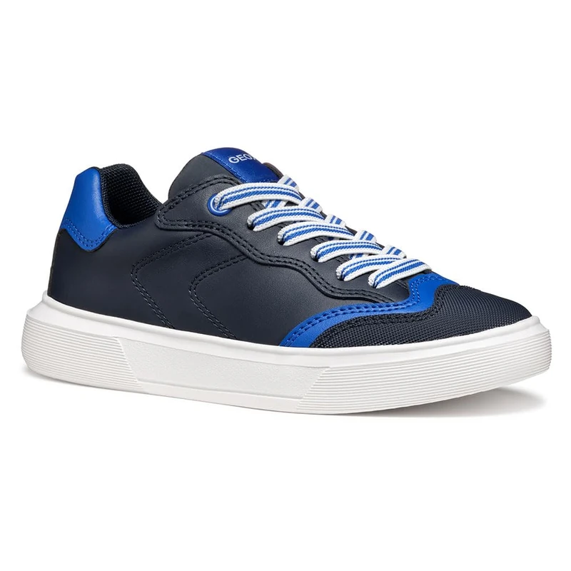 Geox J NETTUNO BOY A, Boys’ Sneaker, Navy/Royal,