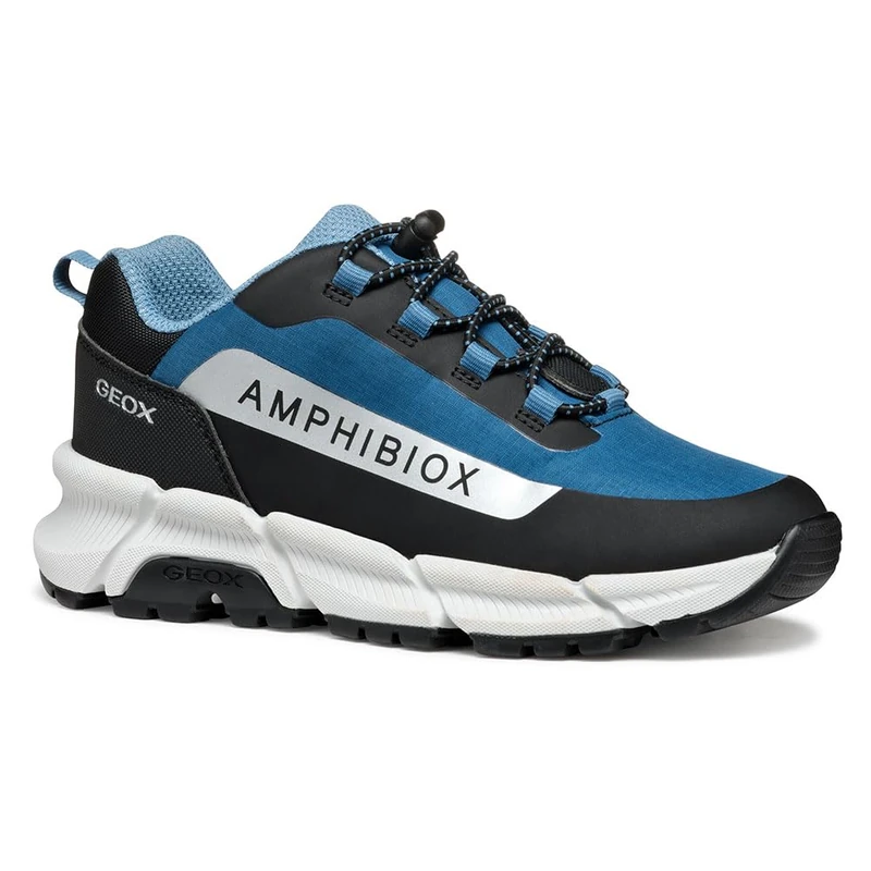 Geox J FLEXYPER Plus BOY Sneaker, Octane, 4.5 UK