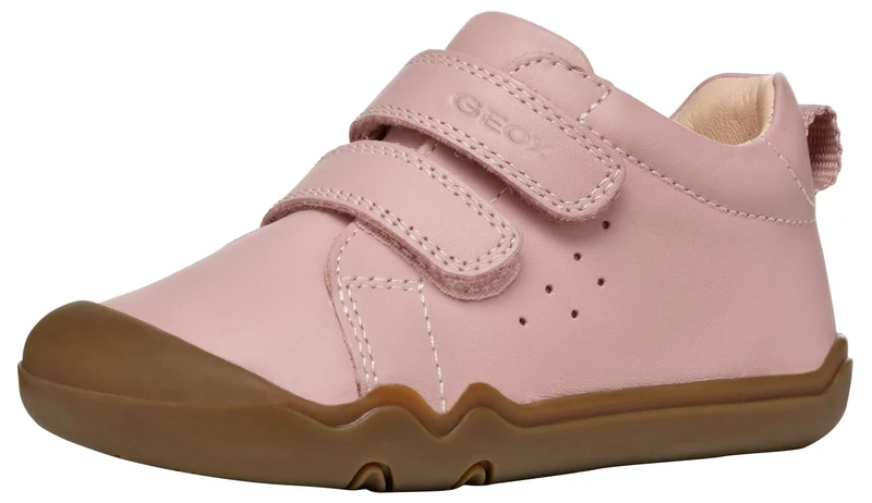 Geox B STEPPIEUP Girl A, Baby - Mädchen Sneaker, Rose,