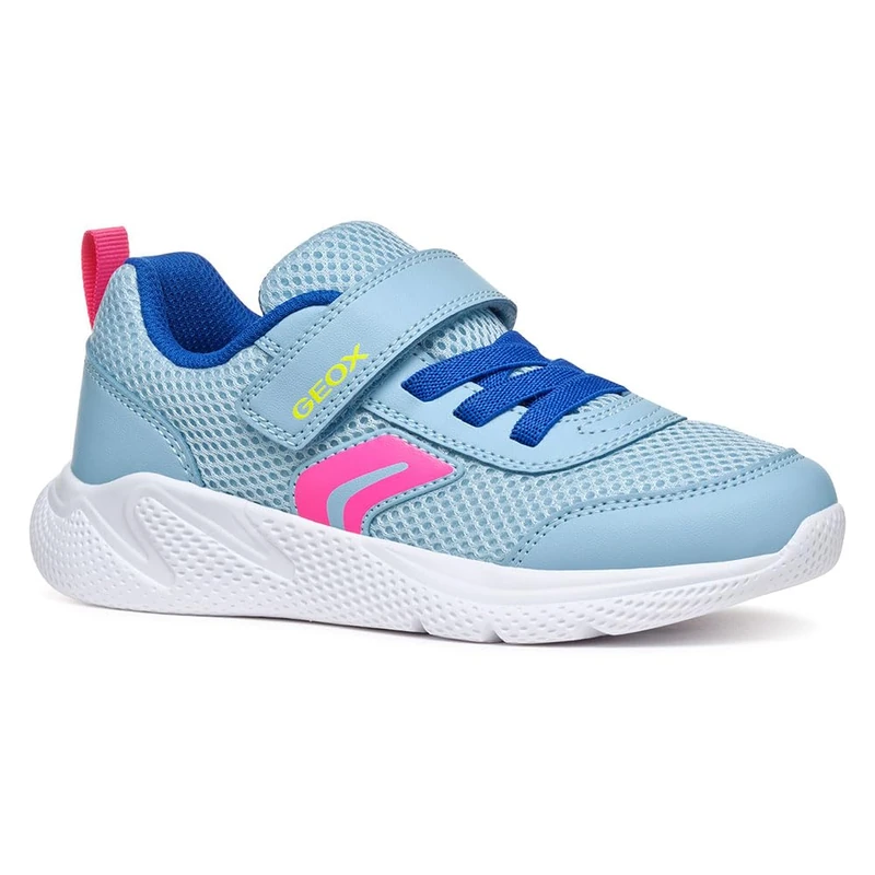 Geox J SPRINTYE Girl B, Girls’ Sneaker, Sky/Royal,