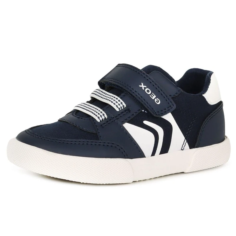 Geox B GISLI BOY A, Baby - Jungen Sneaker, Navy/White,