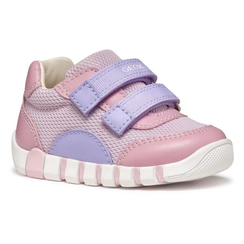 Geox B IUPIDOO GIRL A, Baby - Mädchen Sneaker, Rose/Lilac,