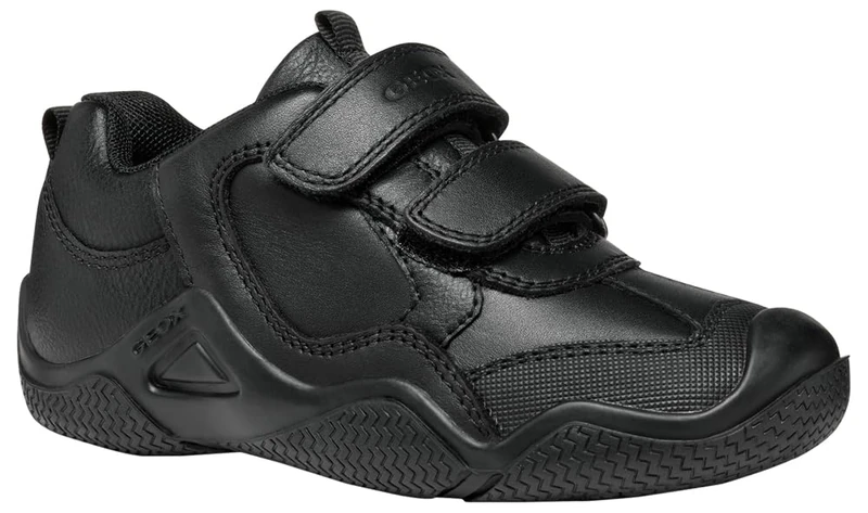 Geox JR WADER D, Boys’ Sneaker, Black,