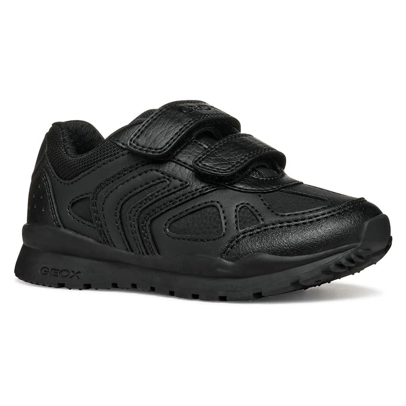 Geox Boys J Pavel Sneaker, Black A, 10 UK Child