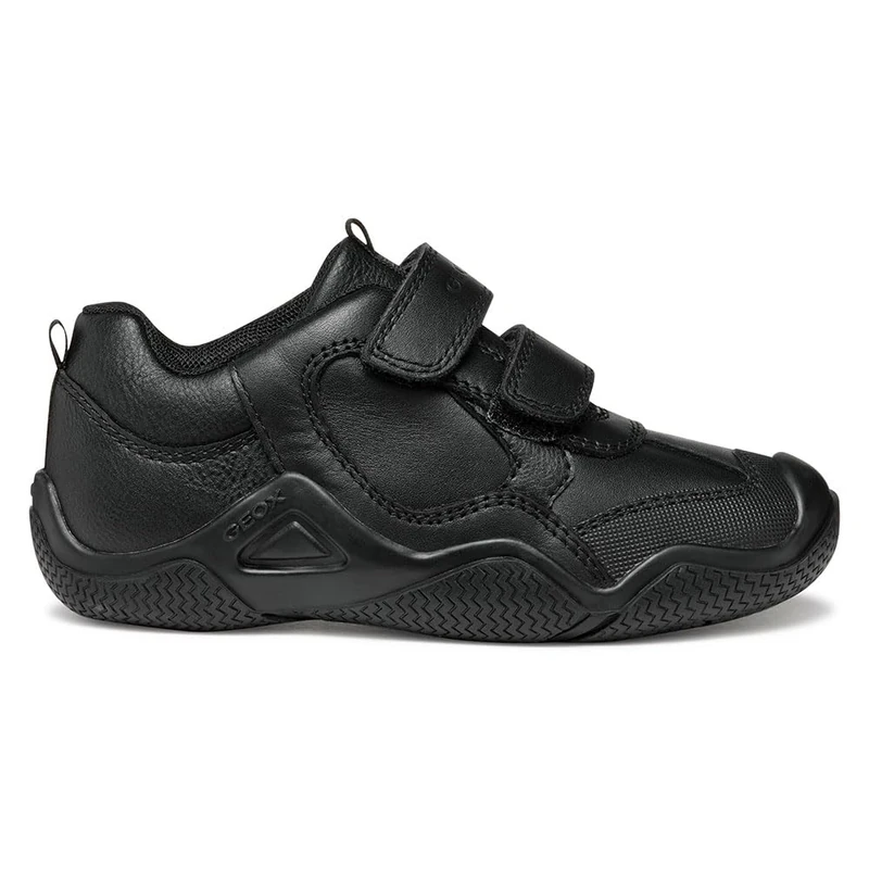 Geox JR Wader D, Boys’ Sneaker, Black,