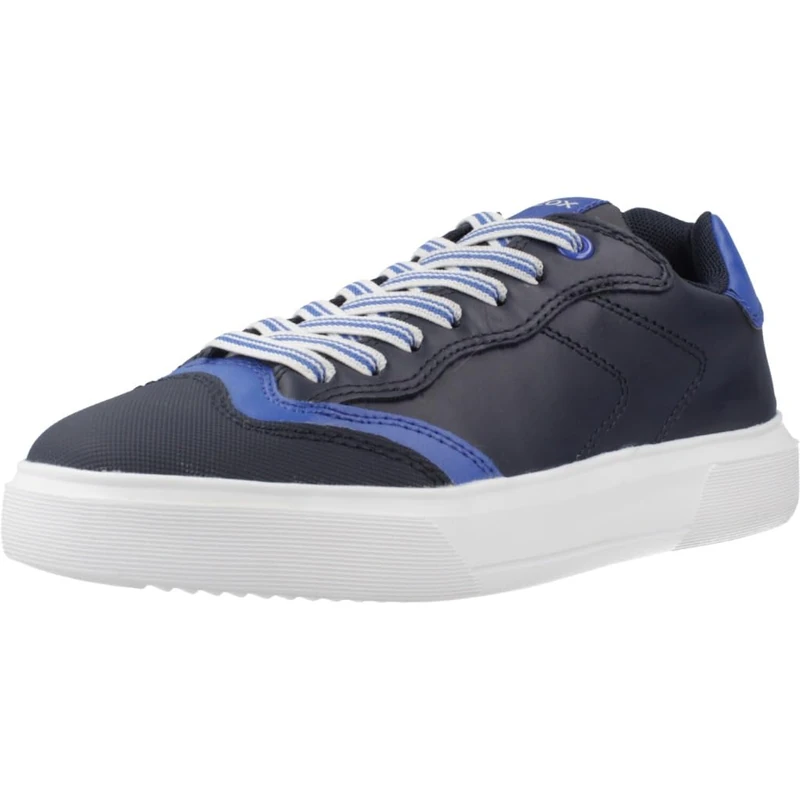 Geox J NETTUNO BOY A, Boys’ Sneaker, Navy/Royal,