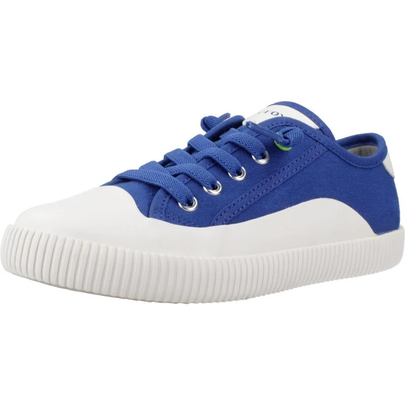 Geox J TIPPESTE BOY A Sneaker, Royal/Lime Green, 5 UK