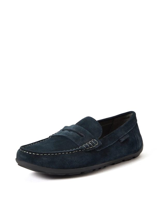 Geox J New Fast BOY A, Boys’ Moccasin, Navy,