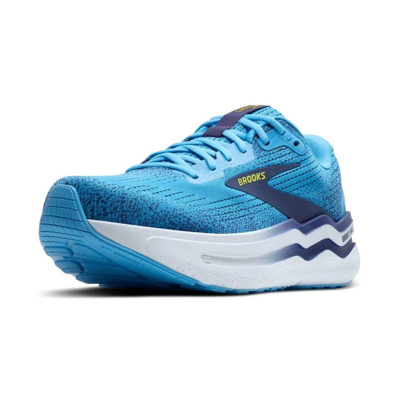 BROOKS 1104311D449 Ghost Max 2 Men Bonnie Blue/Blue Ribbon/Yellow UK 6