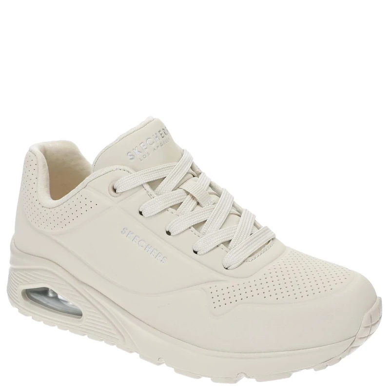 Skechers Women's Uno Stand on Air Sneaker, White, 6.5 UK