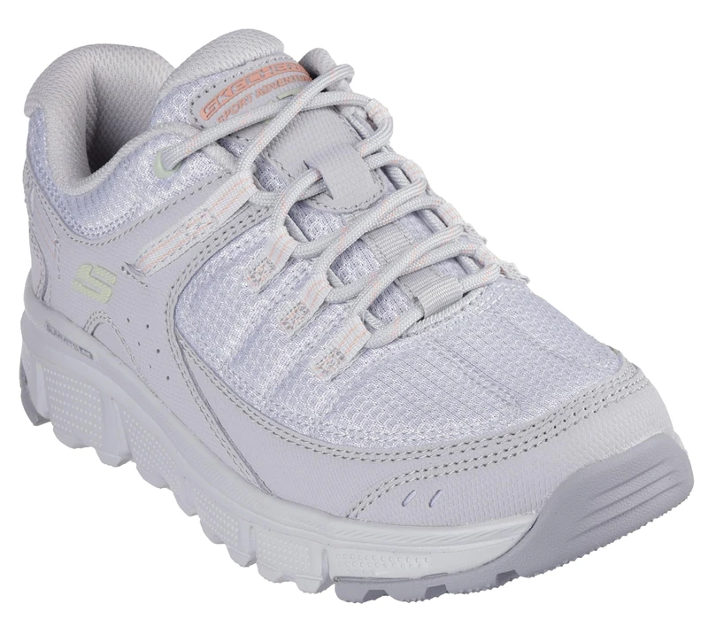 Skechers Women's Summits At Kissimmee Trainers, Light Gray Synthetic/Textile/Trim, 4.5 UK