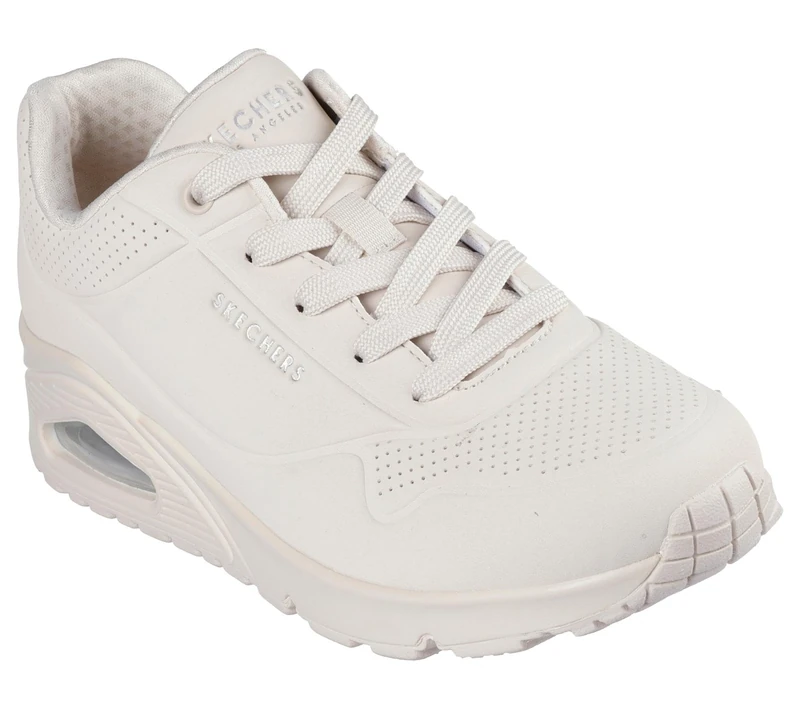 Skechers Women's Uno Stand On Air Trainers - Off White
