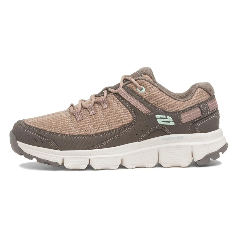 Skechers Women's Summits At Kissimmee Trainers, Brown Synthetic/Textile/Multi Trim, 4.5 UK