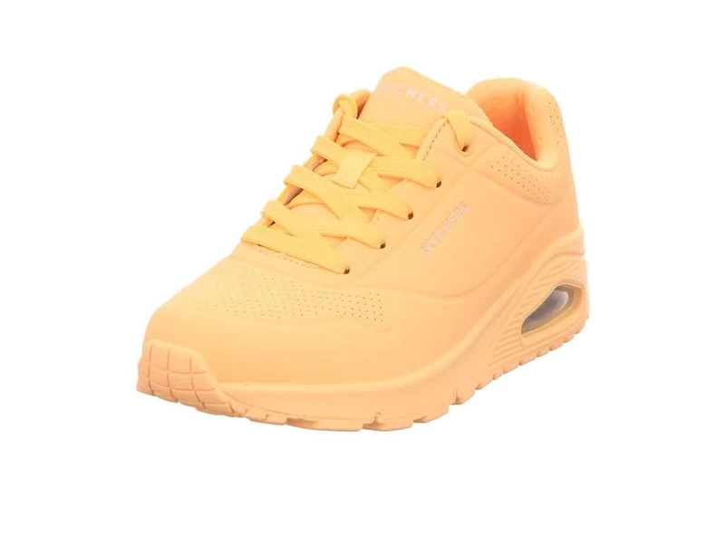 Skechers Women's Uno Stand On Air Trainers, Golden Fleece Durabuck/Mesh, 3 UK