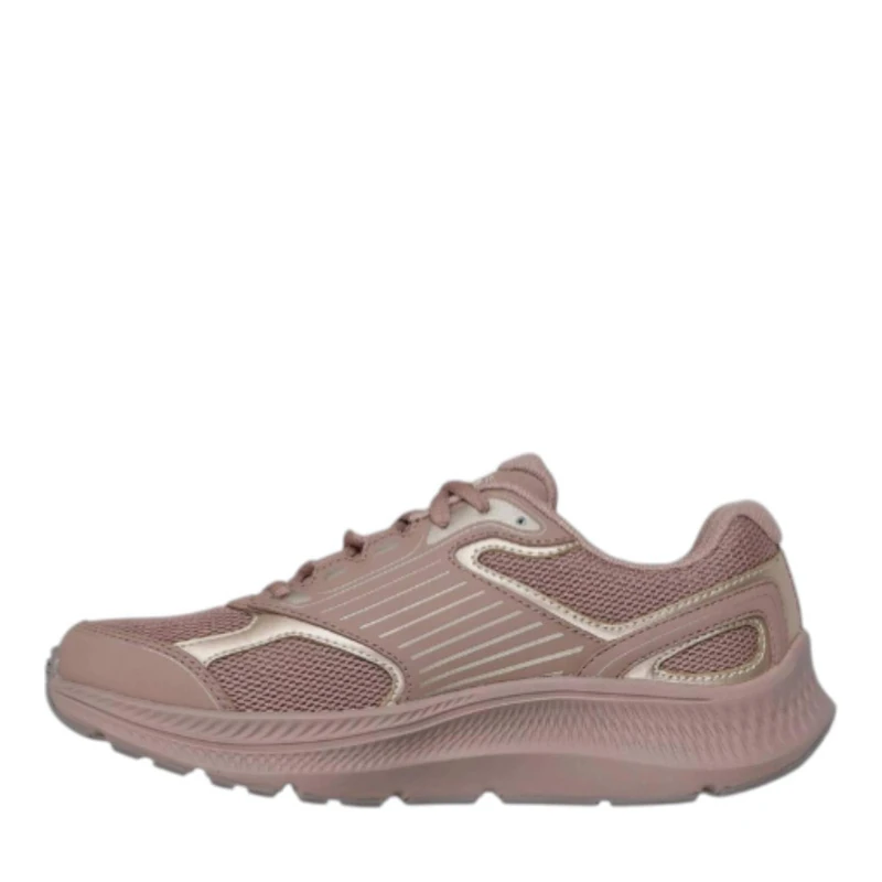 Skechers Women's Go Run Consistent 2.0 Advantage Sneaker, Light Brown Leather/Gold Trim, 4 UK