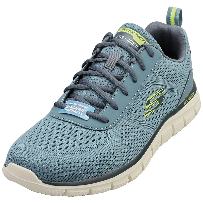 Skechers Men's Leshur Trainer, Slate, 6.5 UK