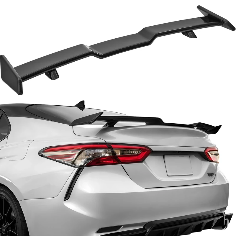 VEVOR GT Wing Car Spoiler, 57.9 inch Spoiler, Compatible with 2018-2023 Camry, High Strength ABS Material, Baking Paint, Car Rear Spoiler Wing, Racing Spoilers for Cars, Glossy Black