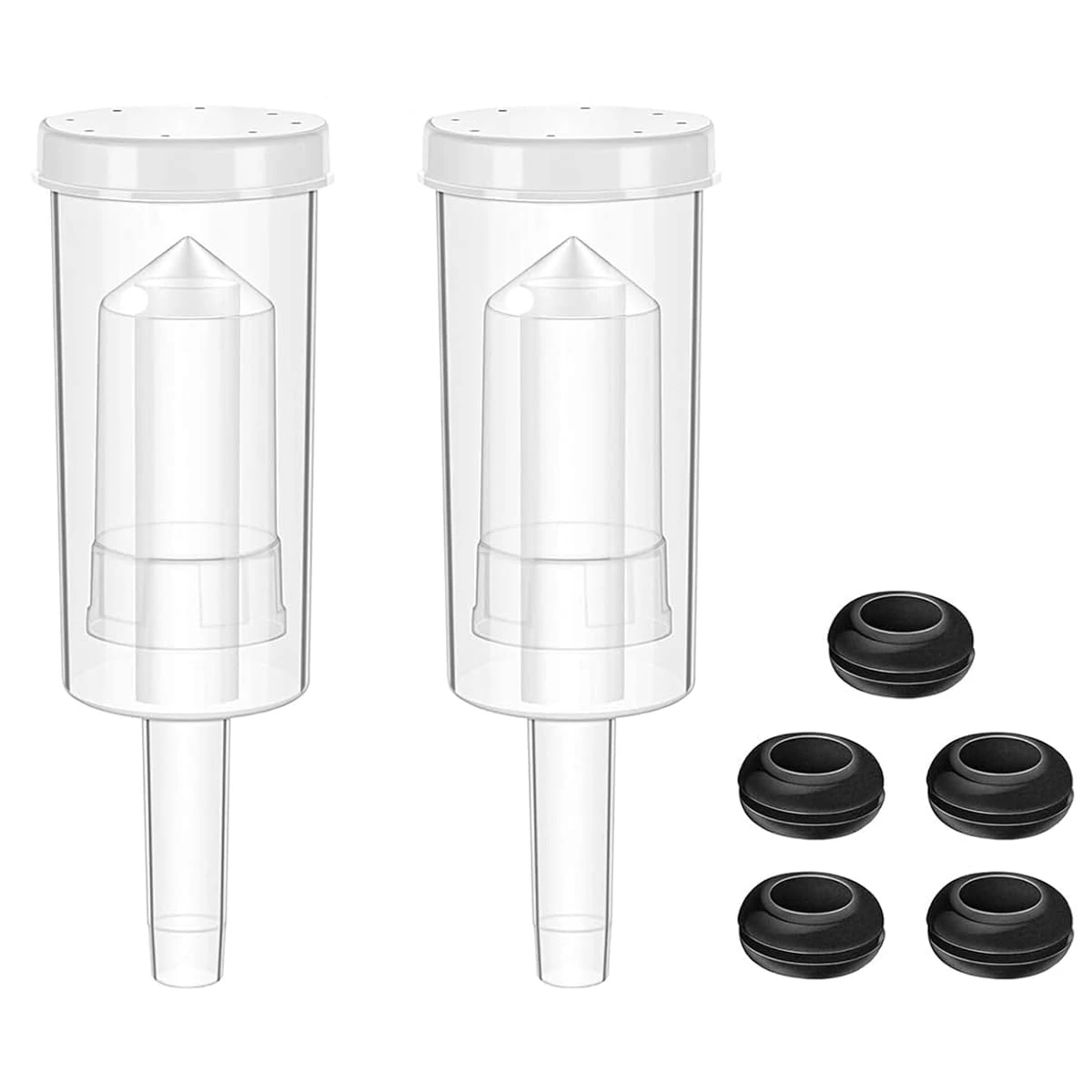 Namvo AM Air Lock Set, Exhaust Valve Pp Plastic Valve For Home Brewing, Exhaust Valve For Fermentation, For Preservation, Brewing, Wine Making, Fermented Sauerkraut, Kimchi