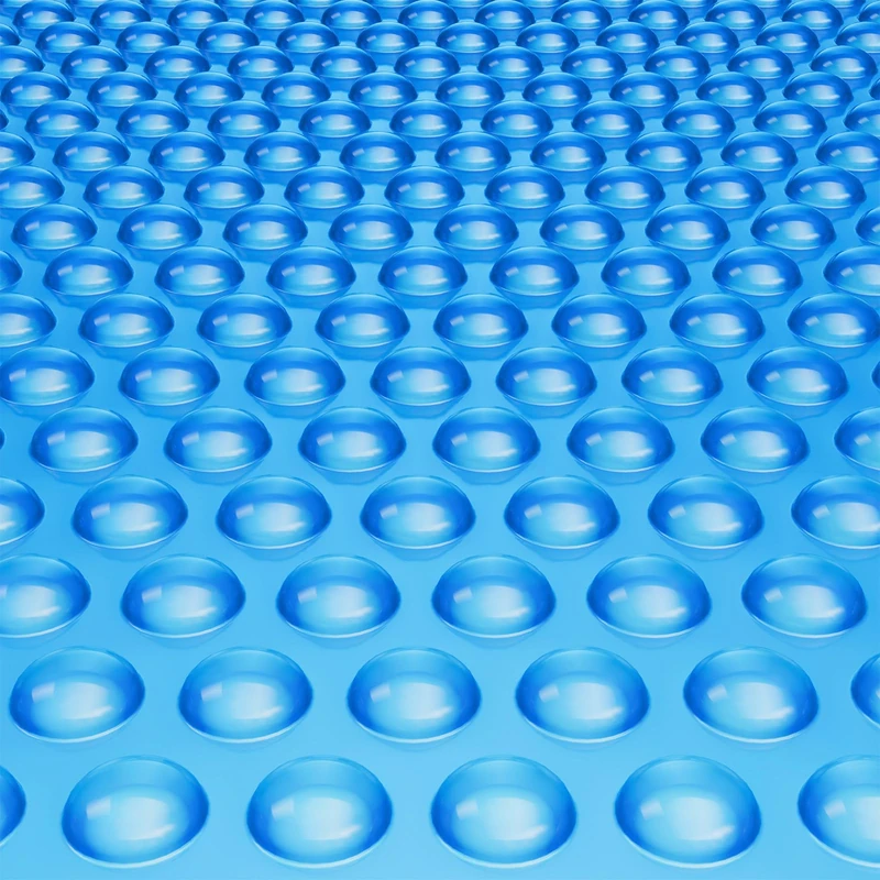 VEVOR Solar Pool Cover, 32 x 16 ft Rectangle Solar Blanket for Pools, Inground Above Ground Swimming Pool Solar Cover, 16 mil Solar Covers Blue