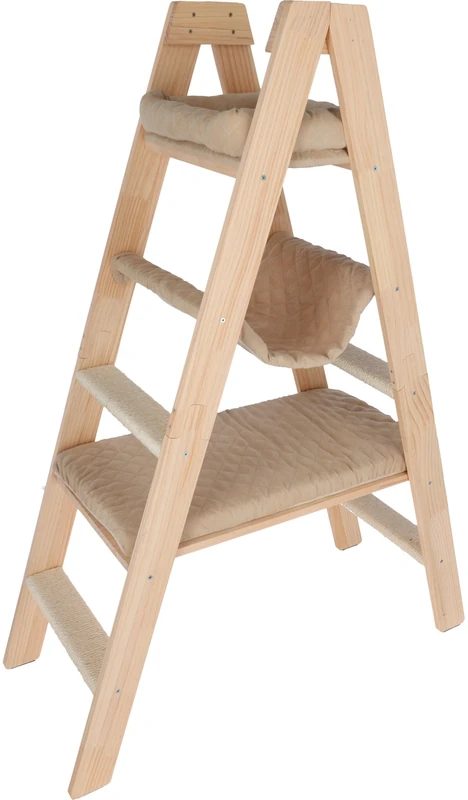 Kerbl Hobbyfarming Cat Tree Ladder, 97 X 39.5 X 134 cm, Beige