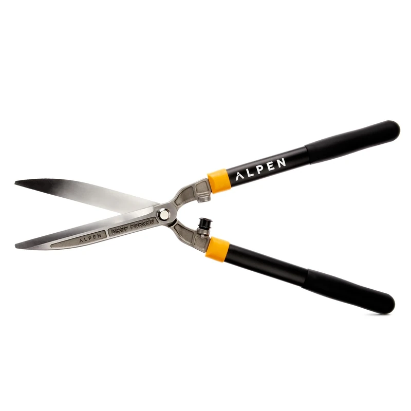 Alpen Pilatus 200 Hedge Shears Durable and Precise Ergonomic Alloy Handles Forged Japanese Carbon Steel Blades with Shock AbsorberEasily Cuts up to 10mm Blade Length 225mm Overall 600mm