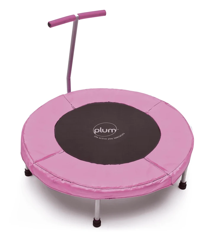 Plum Play Junior Bouncer My First Trampoline with Handle (Pink)