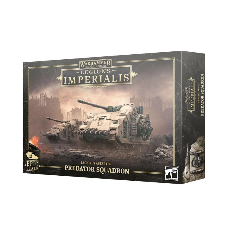 Games Workshop - Warhammer - Horus Heresy - Legions Imperalis: Predator Squadron [EPIC SCALE]