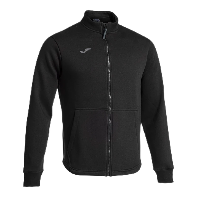 Joma - Men's Sweatshirt - Comfort - Zip, Black/White, XXS