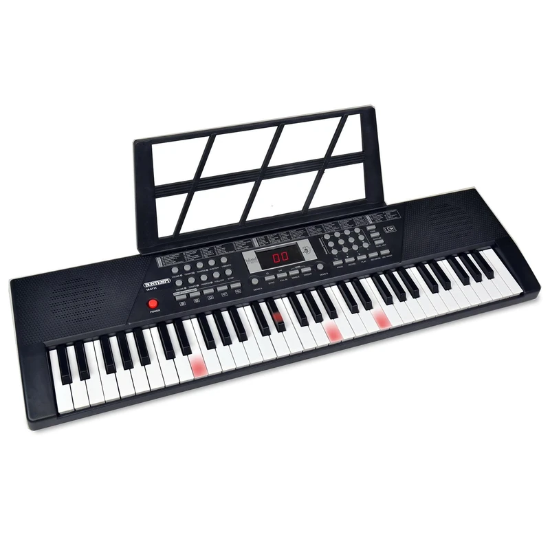 Bontempi | HarmonyKeys - Digital Keyboard with 61 Keys, Bright Keys Perfect for Fun, 33 x 10 x 4 inches - Image 1